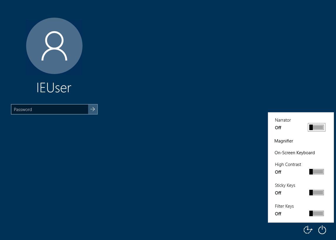 osk.exe Lock Screen 2